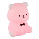 Globo 2870 LED stolní lampička TEDDY  | 1W integrovaný LED zdroj | 35lm | rgb - barevné | s vypínačem | bílá