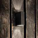 Ideal Lux 113807 venkovní nástěnné svítidlo Tetris 2x15W|G9|IP44 - šedé