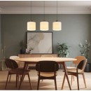 Globo 31540308 LED závěsné stropní svítidlo THEA | 24W integrovaný LED zdroj | 1150lm | 3000K | černá