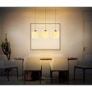 Globo 31540308 LED závěsné stropní svítidlo THEA | 24W integrovaný LED zdroj | 1150lm | 3000K | černá