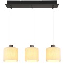 Globo 31540308 LED závěsné stropní svítidlo THEA | 24W integrovaný LED zdroj | 1150lm | 3000K | černá