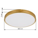 Globo GLB12381-22 LED přisazené stropní svítidlo TIBEY | 22W integrovaný LED zdroj | 1800lm | 3000K