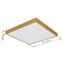 Globo GLB12382-22 LED přisazené stropní svítidlo TIBEY  | 22W integrovaný LED zdroj | 1750lm | 3000K