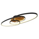 Globo 67362-42 LED přisazené stropní svítidlo TISHA | 40W integrovaný LED zdroj | 1700lm | 3000K | černá