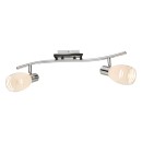 Globo 541010-2 přisazené stropní či nástěnné bodové svítidlo 2x40W | E14 - opál, satinované sklo