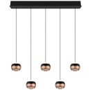 Trio SELECT  T344410532 LED závěsné stropní svítidlo ORBIT   | 5x8W integrovaný LED zdroj | 5x960lm | 2300+3000+4000K