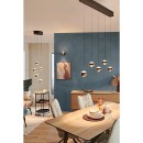 Trio SELECT  T344410532 LED závěsné stropní svítidlo ORBIT   | 5x8W integrovaný LED zdroj | 5x960lm | 2300+3000+4000K