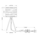 Globo 15342T stolní lampička Tunno 1x25W | E14