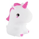 Globo 2873 LED stolní lampička UNICORN | 2W integrovaný LED zdroj | 20lm | rgb - barevné | s vypínačem | bílá