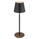 Globo 58488B LED stolní lampička VANNIE | 3W integrovaný LED zdroj | 200lm | 3000/4000/5500K | s vypínačem | černá