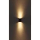 Globo 34163-2 venkovní nástěnné svítidlo Veronika 2x35W | GU10 | IP44 - antracit