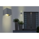 Globo 34168 LED venkovní nástěnné svítidlo Veronika 1x3W | 308lm | 3000K | IP54 - antracit