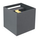 Globo 34168 LED venkovní nástěnné svítidlo Veronika 1x3W | 308lm | 3000K | IP54 - antracit
