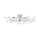 Globo 63160-4 přisazené stropní svítidlo Vida 4x40W | E14