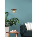 Globo 15086BH1 závěsné stropní svítidlo Viejo 1x60W | E27 - černá, mosaz, zlatá