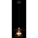 Globo 15086BH1 závěsné stropní svítidlo Viejo 1x60W | E27 - černá, mosaz, zlatá