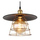 Globo 15086BH1 závěsné stropní svítidlo Viejo 1x60W | E27 - černá, mosaz, zlatá