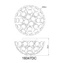 Globo VIRINA 16047DC přisazené stropní svítidlo G9