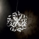 Ideal Lux 101590 přisazené stropní svítidlo Wortex Argento 5x40W|E14
