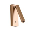 Italux WL-21017-GD LED bodové nástěnné svítidlo Cali | 2.5W integrovaný LED zdroj | 3000K | s vypínačem | zlatá