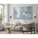 Italux WL-33574-1-BK nástěnné svítidlo Filano | 5W G9 | černá | opálová