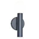 Italux WL-33574-1-BK nástěnné svítidlo Filano | 5W G9 | černá | opálová