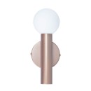 Italux WL-33574-1-CF nástěnné svítidlo Filano | 5W G9 | hnědá | opálová