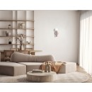Italux WL-33574-1-CF nástěnné svítidlo Filano | 5W G9 | hnědá | opálová