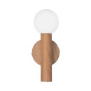 Italux WL-33574-1-WD nástěnné svítidlo Filano | 5W G9 | hnědá | opálová
