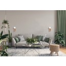 Italux WL-33574-1-WD nástěnné svítidlo Filano | 5W G9 | hnědá | opálová