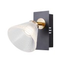 Italux WL-34393-1-BK-HBR LED nástěnné svítidlo Orella | 4W LED | 197lm | 3000K