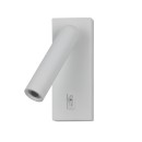 Italux WL-46376-1-WH LED bodové nástěnné svítidlo Nova | 3W LED | 153lm | 3000K