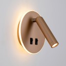 Italux WL-53742-1-GD LED bodové nástěnné svítidlo Furla | 8W LED | 516lm | 3000K