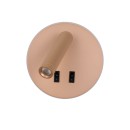 Italux WL-53742-1-GD LED bodové nástěnné svítidlo Furla | 8W LED | 516lm | 3000K