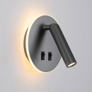 Italux WL-53742-1-GR LED bodové nástěnné svítidlo Furla | 8W LED | 516lm | 3000K