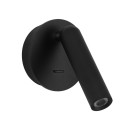 Italux WL-64834-1-BK LED bodové nástěnné svítidlo Carda | 3W LED | 164lm | 3000K