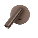 Italux WL-64834-1-CF LED bodové nástěnné svítidlo Carda | 3W LED | 164lm | 3000K