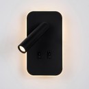 Italux WL-83957-1-BK LED bodové nástěnné svítidlo Doria | 8W LED | 559lm | 3000K