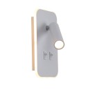 Italux WL-83957-1-WH LED bodové nástěnné svítidlo Doria | 8W LED | 559lm | 3000K