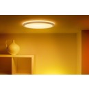 Philips WiZ 8720169072619 LED přisazené stropní svítidlo Wiz SuperSlim | 22W integrovaný LED zdroj | 2600 lm | 2700-6500K