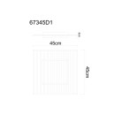 Globo WOODY 67345D1 LED přisazené stropní svítidlo | 36W LED | 1750lm | 3000K