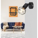 Globo 54802S-1 nástěnné svítidlo Xara 1x40W | E14 - černá