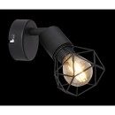 Globo 54802S-1 nástěnné svítidlo Xara 1x40W | E14 - černá