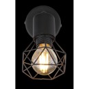 Globo 54802S-1 nástěnné svítidlo Xara 1x40W | E14 - černá