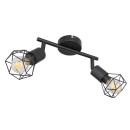 Globo 54802S-2 přisazené stropní svítidlo Xara 2x40W | E14 - černá
