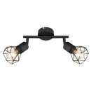 Globo 54802S-2 přisazené stropní svítidlo Xara 2x40W | E14 - černá