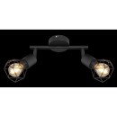Globo 54802S-2 přisazené stropní svítidlo Xara 2x40W | E14 - černá