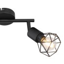 Globo 54802S-2 přisazené stropní svítidlo Xara 2x40W | E14 - černá