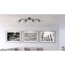Globo 54802S-4 přisazené stropní svítidlo Xara 4x40W | E14 - černá