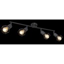 Globo 54802S-4 přisazené stropní svítidlo Xara 4x40W | E14 - černá